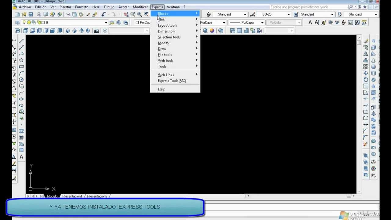 Install express tools in autocad 2015